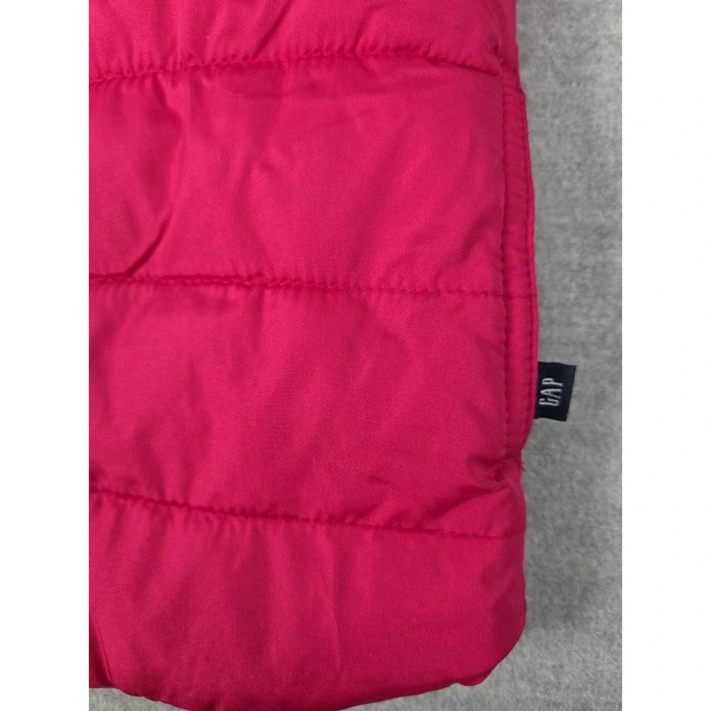GAP Baby Girls 18-24 Mos Puffer‎ Vest Cold Control Hot Pink Full Zip Warm NEW